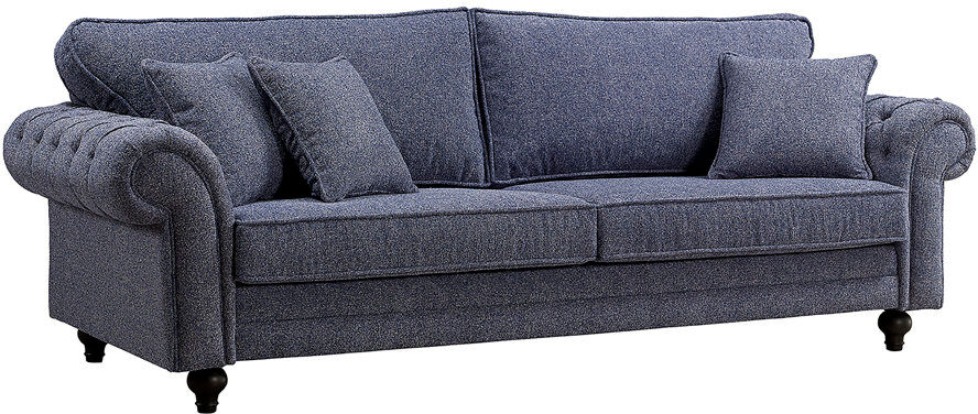 Derry's Boucle Sofa Blue 4