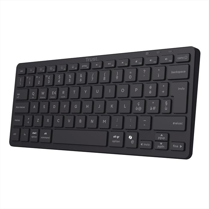 Trust Tastiera Bluetooth Nado Ii Multidevice-black