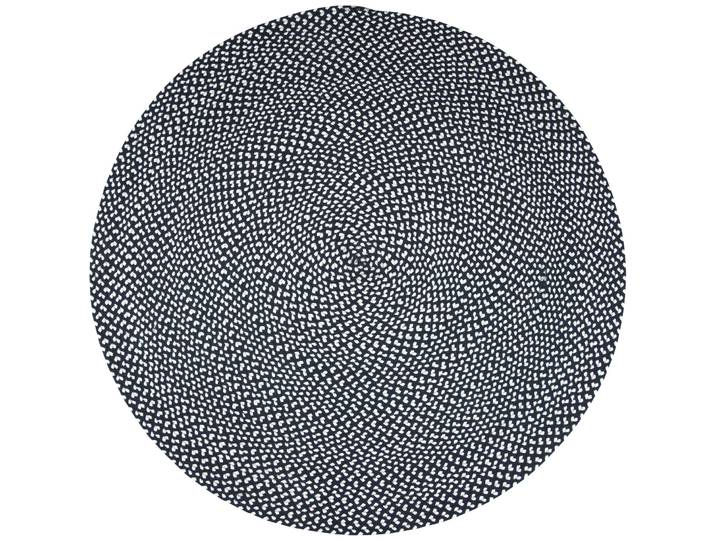 Kinderteppich Hermine schwarz Baumwolle 120 x 120 cm