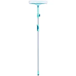 Leifheit Fensterwischer Window & Frame Cleaner L micro duo Telescope 210, Reinigungsutensil, Grün