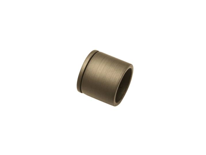 Gardinenstangenhalter GARDINIA Wandlager Kira , braun (cappuccino), B:1,9cm Ø:1,9cm, Gardinenstangenhalterungen, Gardinenstangenhalter, Serie Gardinenstange Kira