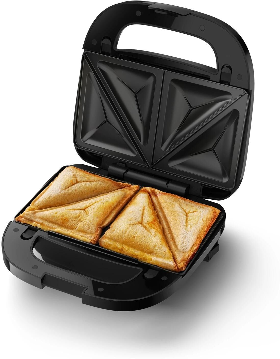 Toaster PHILIPS "HD2350/81 750 W", schwarz (schwarz, silberfarben), Toaster, Toaster schwarz, silberfarben Einheitsgröße