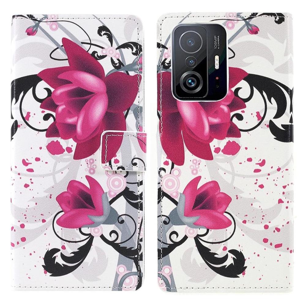 Cover-Discount Xiaomi 11T - Leder Hülle Etui Lotus Blüte (Xiaomi Mi 11T Pro) (101912751L)