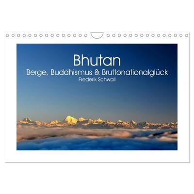 Bhutan – Berge, Buddhismus & Bruttonationalglück (Wandkalender 2027 DIN A4 quer), CALVENDO Monatskalender