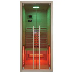 Neuesbad Infrarotkabine 90 x 100 x 195 cm, Hemlock, 1 Person NB1F200901