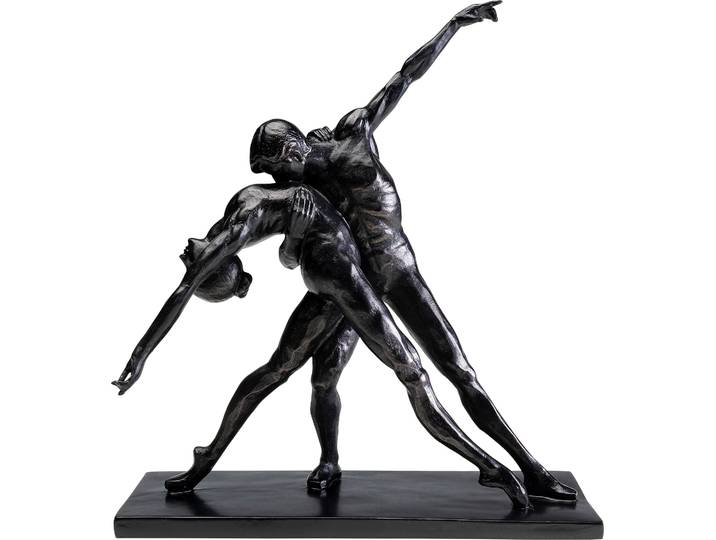 Dekofigur KARE DESIGN Deko Figur Dancers 38cm , schwarz, B:34,3cm H:38cm T:12,5cm, Dekofiguren, Dekofigur