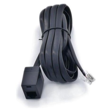 Artdev Kabel RJ12 Verlängerung extension 3m schwarz (KABEL-RJ12-RJ11-EXTENS-3M)