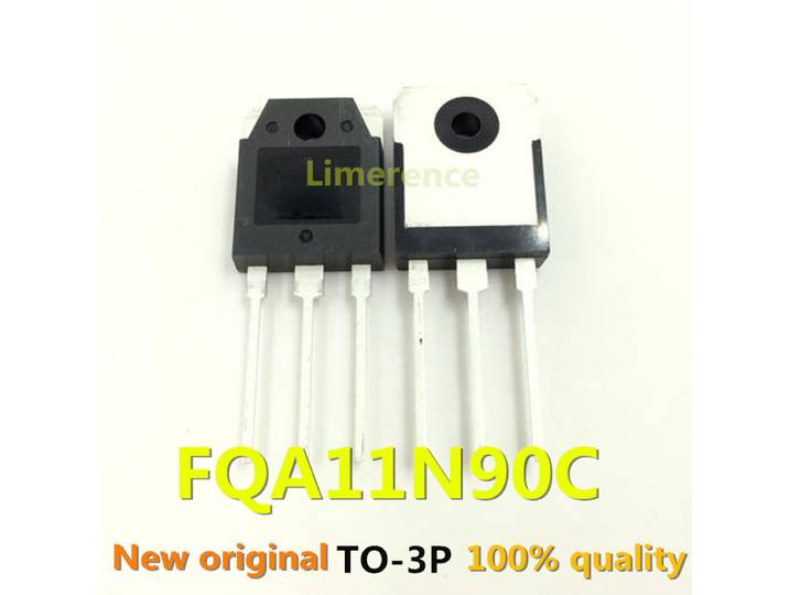 100% nuevo 50 unids/lote MOSFET d'origine FQA11N90C 11A900V 11N90C TO-3P Transistor
