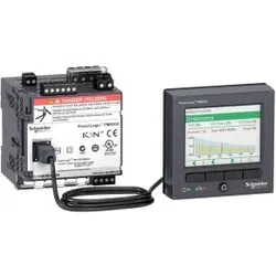 Schneider Electric METSEPM8344 Netzanalysator ION Klasse A, PowerLogic PM8344, Advanced, DIN-Schiene mit Display, 512 MB, 512 Samples/Periode, AC/DC