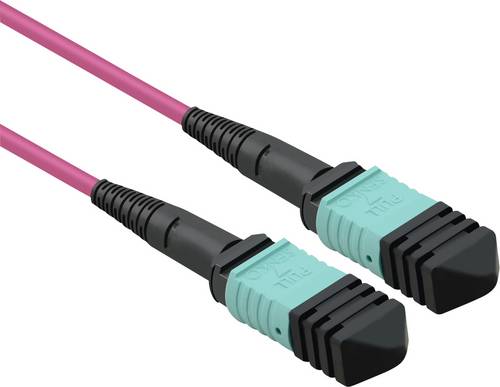 VALUE MPO-Trunk-Kabel OM4 MPO/MPO 5m Kabel 5 m Violett