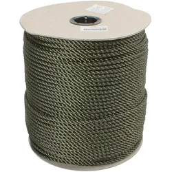Dönges, Seil, Faserseil Polyester, Ø 4 mm, bronzegrün, geflochten, imprägniert