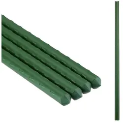 Relaxdays Pflanzstäbe 120 cm im 10er Set Dunkelgrün