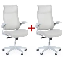 Bürosessel LUCKY 1+1 GRATIS, grau