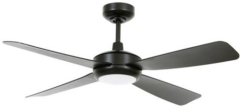 Lucci AIR Slipstream Deckenventilator 22W (Ø x H) 107cm x 33cm Schwarz mit Fernbedienung