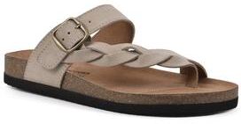 Women's Crawford Sandal by White Mountain in Wood Suede (Size 9 M)