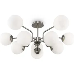 Maytoni, Pendelleuchte, Erich Pendelleuchte, Hängeleuchte 10x E14 Nickel (E14)