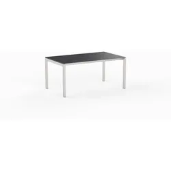 sitMOBILIA Gartentisch Ventura 160 x 95 cm Edelstahl Matera Fiammata