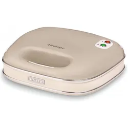 Ariete Vintage Sandwich Maker cream, Kontaktgrill, Beige