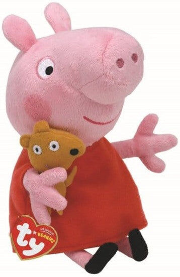 Ty Peppa Pig Plush Soft Toy, Orange, Collectable Quality Stuffed Animal for Kids