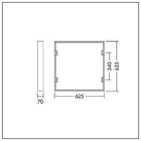 thorneco Cadre de montage M625 TECO SURFA (96701910)