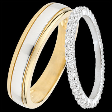 Edenly Duo aus Eheringen Horizon & Radieuse â€“ Gelbgold und WeiÃŸgold & WeiÃŸg