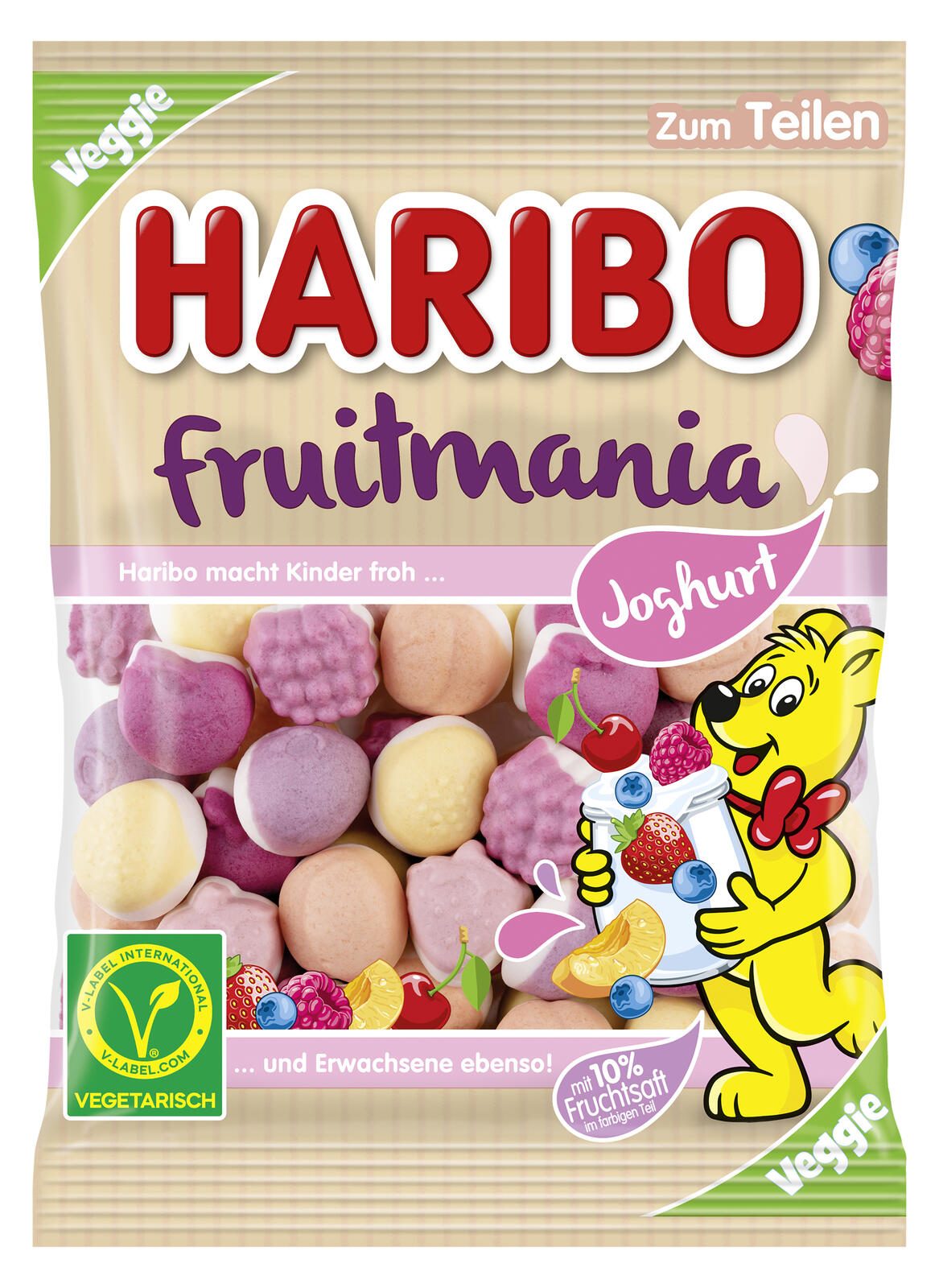 HARIBO fruitmania Fruchtgummi Joghurt 160,0 g 10045739