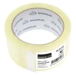 Raadhuis, Klebeband, Verpackungsklebeband, 48 mm x 66 m, PP, braun geräuscharm, Rollenkerndurchmesser: 75 mm, Stärke: 0 (48 mm)