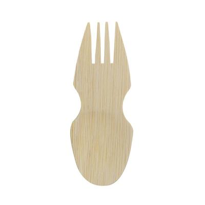 MONOUSO - Göffel aus Bambus 9cm in einer Schachtel (240 Stück)