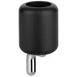 Gessi Goccia Wand-Glashalter, Becher aus GRES, schwarz, 38008124, Farbe: Metall Schwarz GHRC