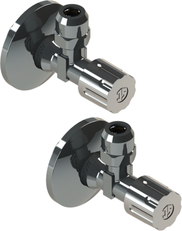 TECE TECEone Eckventil 9820464 1/2" x 3/8", mit Rosette, verchromt