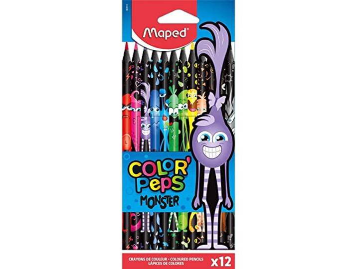 Maped Color Peps Monster Design kleurpotloden (Pack van 12), 862612
