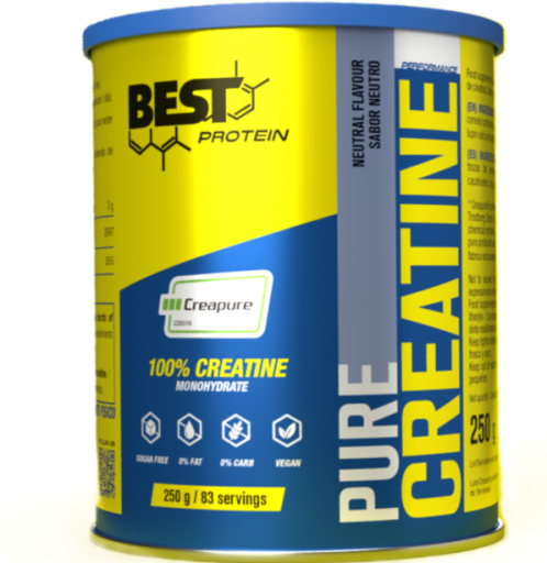 Best Protein Creatina Creapure Pura Creatina Neutro 250 gr