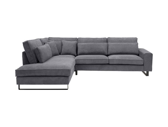 Tchibo - Ecksofa links mit Sofa 2 - 314x246x94cm - schwarz -