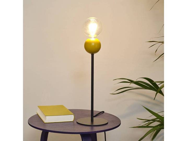 OSRAM Tischlampe Decor Bubble, gelb / orange, für Wohn- / Esszimmer, Metall, Modern