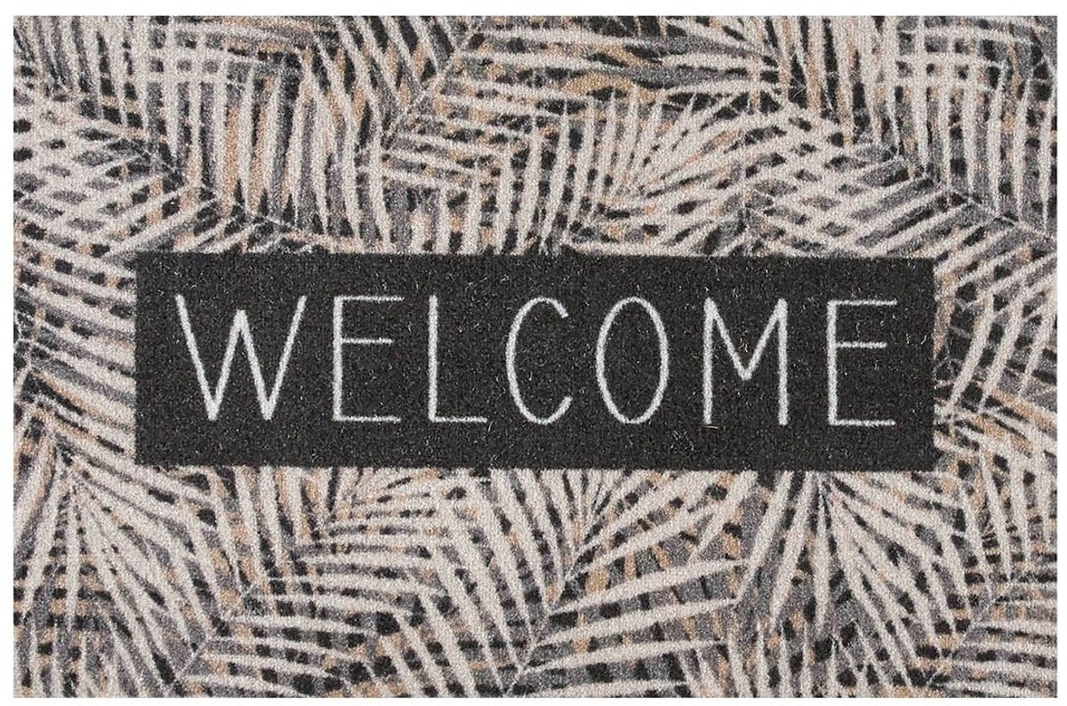 MD Entree Schoonloopmat Impression Leaves Welcome - 40 x 60 cm