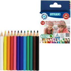 Roost, Malstifte, Farbstifte klein 26002 6 Farben 12 Stück (12x)