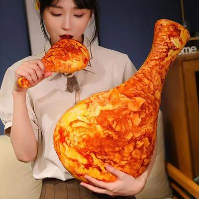 Uplift Picks Chicken Leg Plush Pillow Cute Stuffed Food Toy Soft Anime Doll 70 Cm