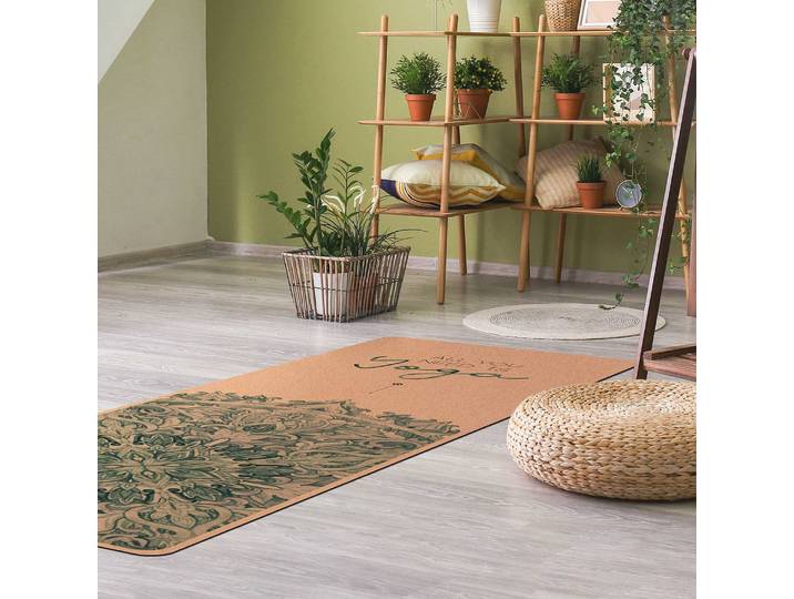 Tapis de yoga All you need is Yoga 183 x 61cm Bleu/Bleu
