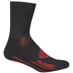 BBB, Unisex, Sportsocken, Wintersocke FIRFeet schwarz-rot 44-47 (44 - 47), Schwarz