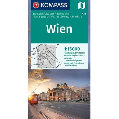 KOMPASS Stadtplan Wien 1:15.000, Sonstige von , KOMPASS Freytag & Berndt, 978-3-99154-266-7