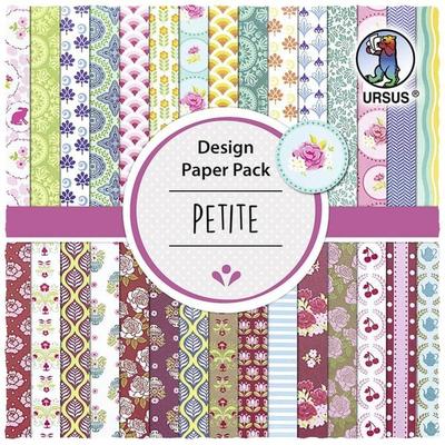 URSUS Spezialpapiere Design Paper Pack Petite, 30 Blatt