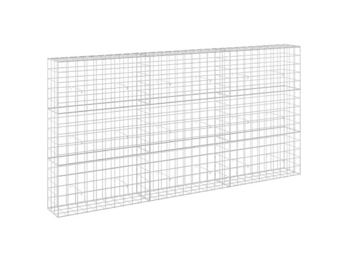 Gabionen aus verzinktem Stahl, 300 x 30 x 150 cm, Netz 10 x 10 cm 5 mm Draht, Haken- und Clip-System, Stützmauer, dekoratives Beet, Gartenteiler