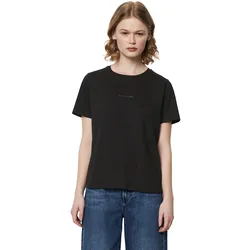 T-Shirt MARC O'POLO DENIM, Damen, Gr. XS, schwarz, Single Jersey, Obermaterial: 100% Baumwolle, Rundhals, Shirts T-Shirt