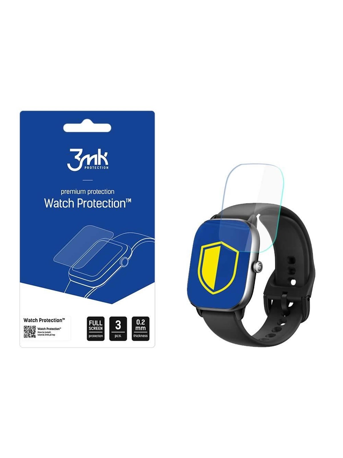3mk Watch Protection v. ARC+ protective film for Amazfit GTS 4 Mini