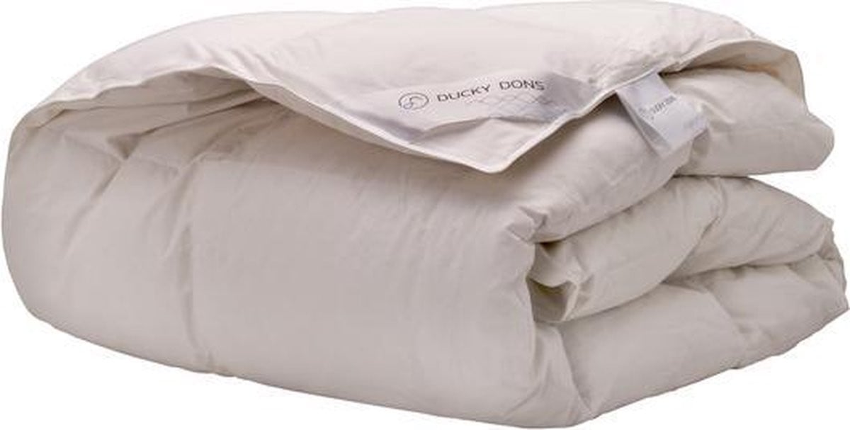 Ducky Dons Capella Dekbed voor volwassenen, 15% dons, Warmteklasse 1, Eenpersoons, 140 x 200 cm