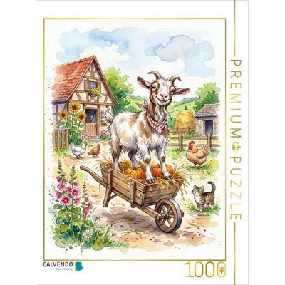 CALVENDO Puzzle Bauernhofspaß das ganze Jahr | 1000 Teile Lege-Größe 64x48cm Foto-Puzzle für glückliche Stunden