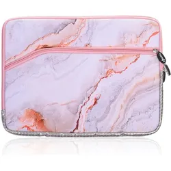 König Design Universal Notebooktasche 13,3 Zoll Tasche Laptop Notebook Case Cover Marmor Neu (13.30"), Notebooktasche, Rot