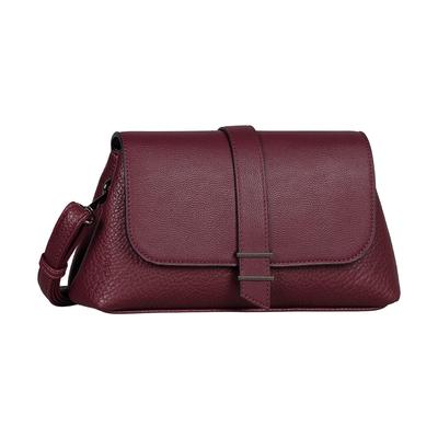 Umhängetasche GABOR "Sahar", Damen, Gr. B/H/T: 26cm x 13cm x 8cm, rot (dunkelrot), Lederimitat, Taschen Umhängetasche, Damen Schultertasche raffiniert und elegant