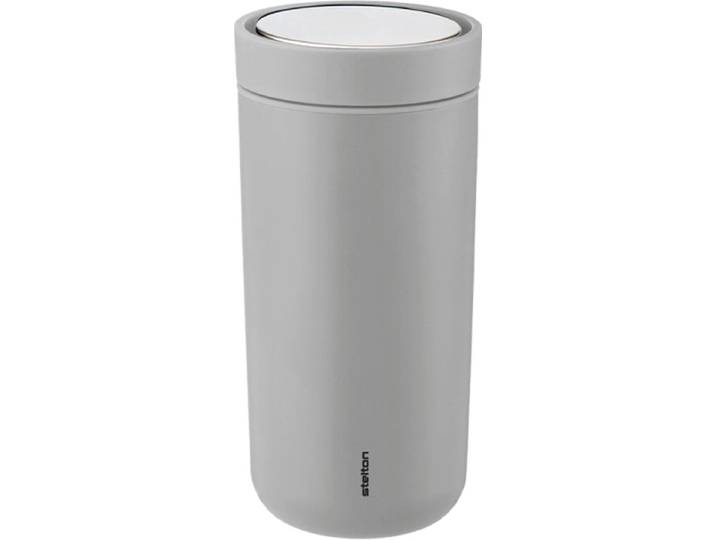 Stelton To Go CliCk Thermosbeker Licht Grijs 0\,2 L