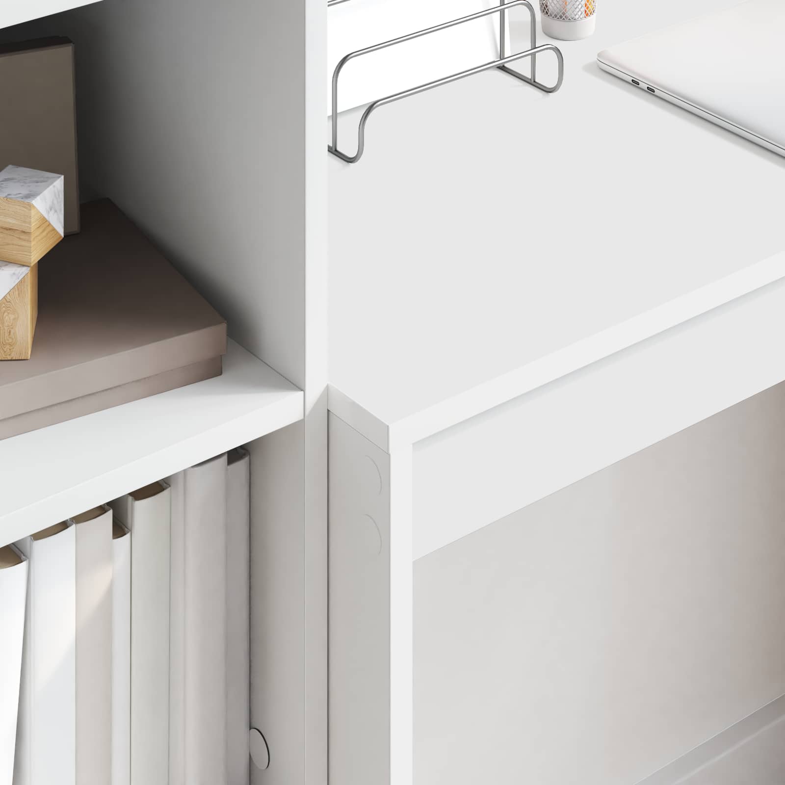 vidaXL Bureau Blanc 90 x 40 x 76 cm
